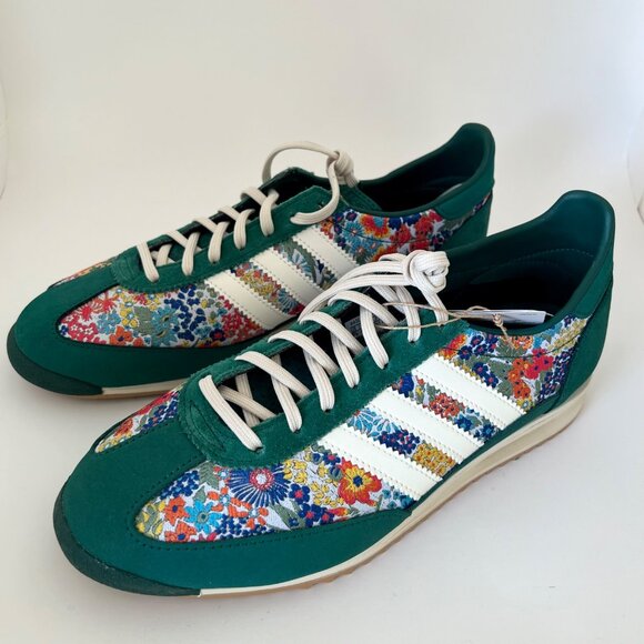 NEW ADIDAS SL 72 OG x Liberty London Floral Embroidery Shoes Women's Size 9.5 - Picture 1 of 9